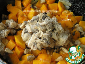 Рагу из тыквы с грибами Рагу из тыквы с грибами