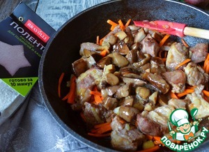 Рассольник-похлёбка с полентой и грибами Рассольник-похлёбка с полентой и грибами