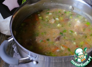 Рассольник-похлёбка с полентой и грибами Рассольник-похлёбка с полентой и грибами