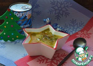 Рассольник с тунцом и булгуром Рассольник с тунцом и булгуром