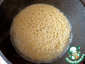 Рассыпчатая пшённая каша со шкварками