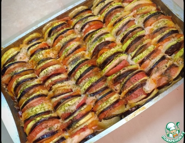 Рататуй с куриной грудкой