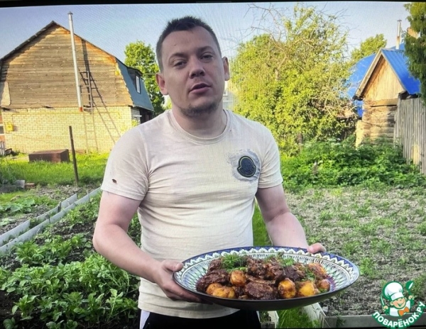 Ребра в казане с картофелем / рецепт от которого вы будите в восторге