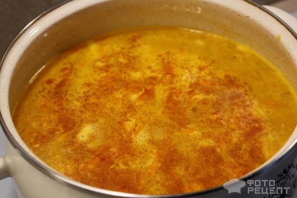 Рецепт: Ароматный суп-пюре - с курицей Рецепт: Ароматный суп-пюре - с курицей