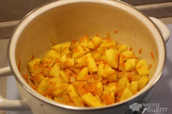 Рецепт: Ароматный суп-пюре - с курицей Рецепт: Ароматный суп-пюре - с курицей