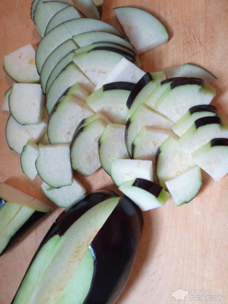 Рецепт: Баклажановый салат - С помидорами и болгарским перцем и хрустящими баклажанами: очень вкусный и полезный