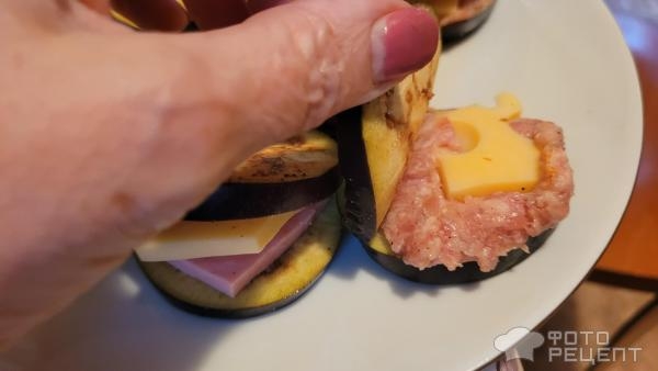 Рецепт: Баклажаны с оригинальной начинкой - начинка в кармашках