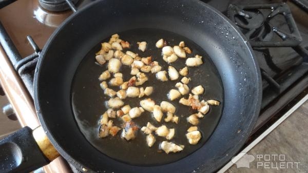 Рецепт: Баклажаны с выжарками - Очень сытно и вкусно. Рецепт: Баклажаны с выжарками - Очень сытно и вкусно.