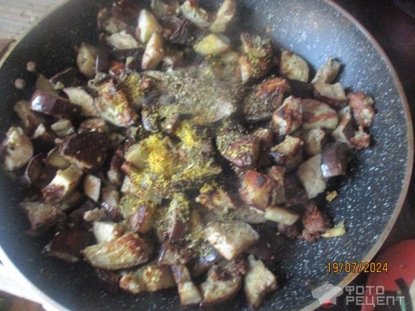 Рецепт: Баклажаны в сметане - тушеные Рецепт: Баклажаны в сметане - тушеные