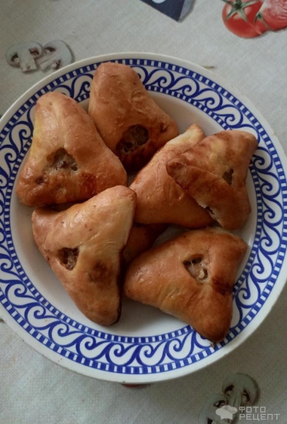 Рецепт: Беляши - в духовке Рецепт: Беляши - в духовке