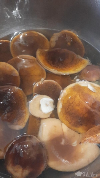 Рецепт: Белый гриб на зиму - Маринованные Рецепт: Белый гриб на зиму - Маринованные