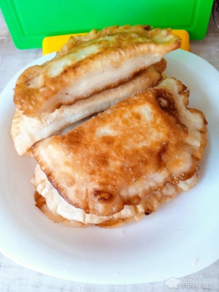 Рецепт: Безглютеновые чебуреки - Из заварного теста: нежнее обычных