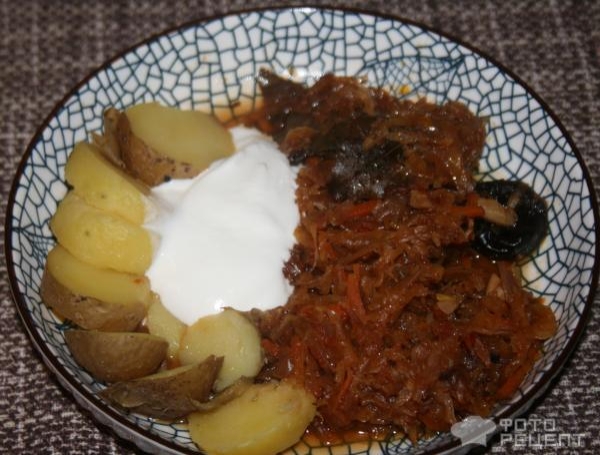 Рецепт: Бигус - альтернативный облегченный вариант