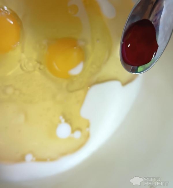 Рецепт: Бисквитные коржи для торта Красный бархат - Празднично Рецепт: Бисквитные коржи для торта Красный бархат - Празднично