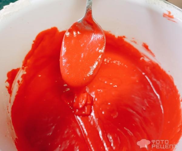 Рецепт: Бисквитные коржи для торта Красный бархат - Празднично Рецепт: Бисквитные коржи для торта Красный бархат - Празднично