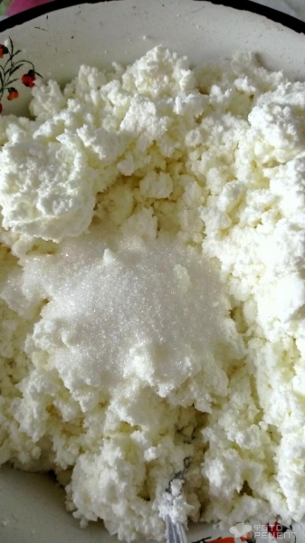 Рецепт: Блинчики с творогом - С изюмом. Рецепт: Блинчики с творогом - С изюмом.