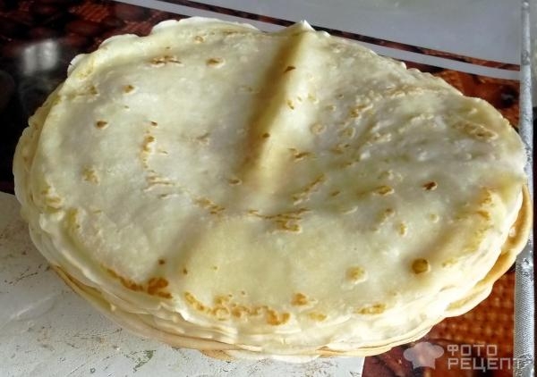 Рецепт: Блинчики с творогом - С изюмом. Рецепт: Блинчики с творогом - С изюмом.