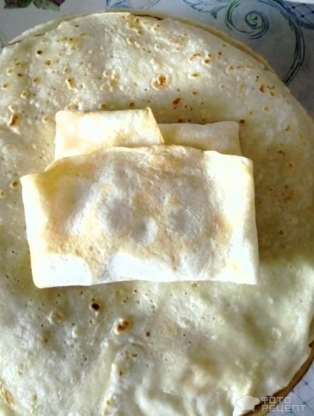 Рецепт: Блинчики с творогом - С изюмом. Рецепт: Блинчики с творогом - С изюмом.