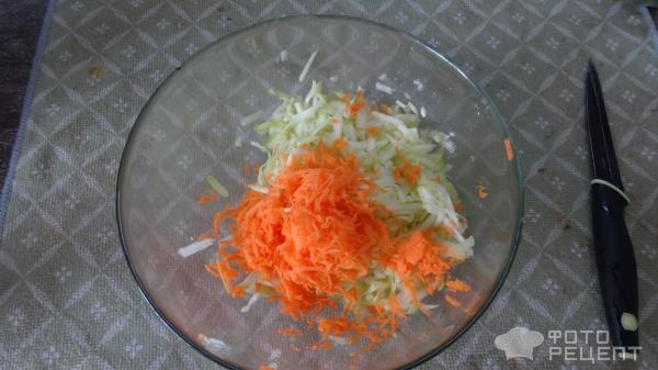 Рецепт: Блины овощные с кабачком - Просто и очень вкусно.