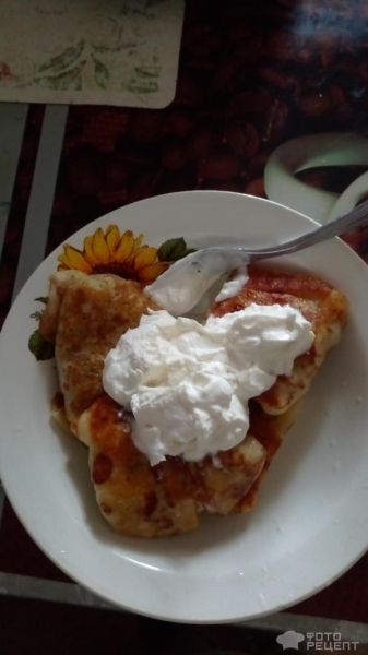 Рецепт: Блины с сочной мясной начинкой - С добавлением лука, моркови и тыквы. Рецепт: Блины с сочной мясной начинкой - С добавлением лука, моркови и тыквы.