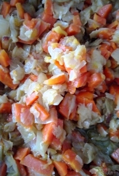 Рецепт: Блины с сочной мясной начинкой - С добавлением лука, моркови и тыквы. Рецепт: Блины с сочной мясной начинкой - С добавлением лука, моркови и тыквы.