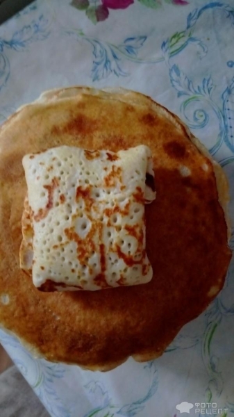 Рецепт: Блины с сочной мясной начинкой - С добавлением лука, моркови и тыквы. Рецепт: Блины с сочной мясной начинкой - С добавлением лука, моркови и тыквы.