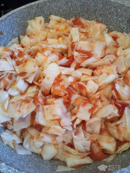 Рецепт: Борщ со свеклой - С подтушенной капустой