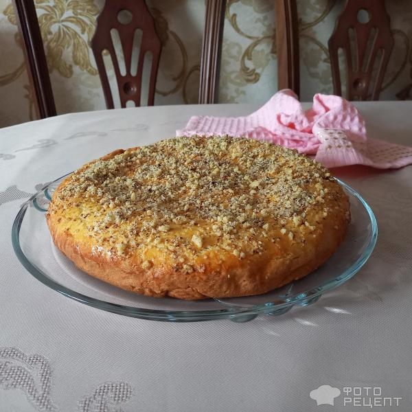 Рецепт: Ботлихский пирог - с курагой и грецкими орехами Рецепт: Ботлихский пирог - с курагой и грецкими орехами