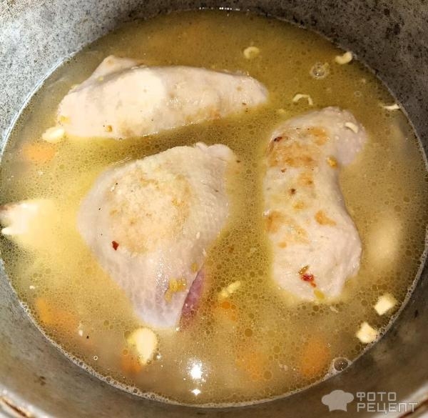 Рецепт: Булгур с курицей - Булгур с курицей в казане Рецепт: Булгур с курицей - Булгур с курицей в казане