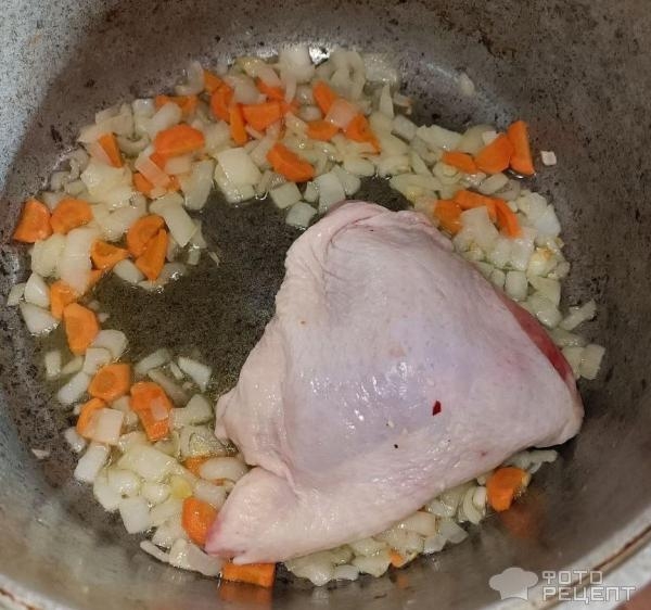 Рецепт: Булгур с курицей - Булгур с курицей в казане Рецепт: Булгур с курицей - Булгур с курицей в казане