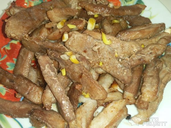 Рецепт: Черная рисовая лапша с уткой и овощами - На скорую руку Рецепт: Черная рисовая лапша с уткой и овощами - На скорую руку