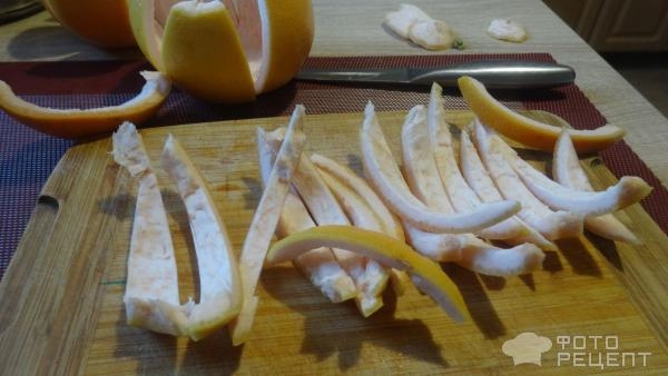 Рецепт: Цукаты из грейпфрута - Очень ароматные. нежные цукаты. Рецепт: Цукаты из грейпфрута - Очень ароматные. нежные цукаты.