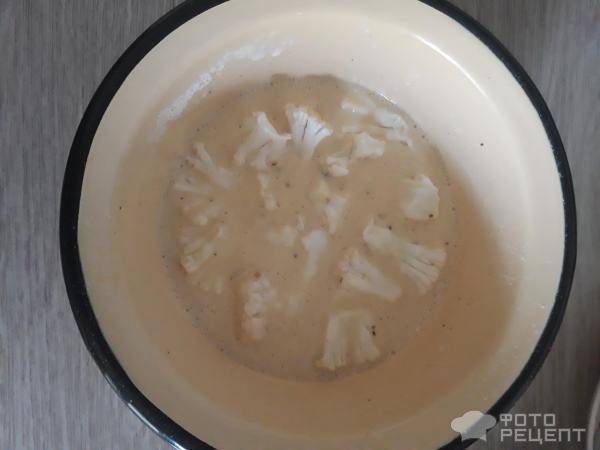 Рецепт: Цветная капуста - Цветная капуста в кляре на сковороде.