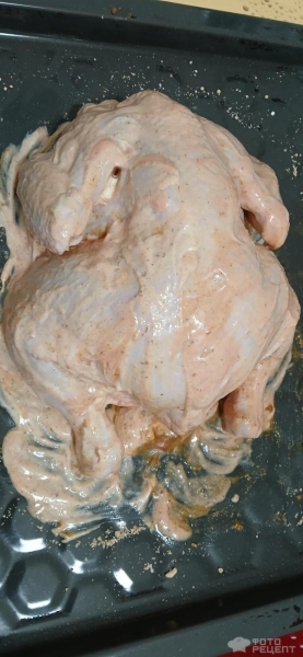Рецепт: Цыпленок запеченный в сметанном соусе - В томатно-сметанном соусе, с приправой Maggi на второе для курочки Рецепт: Цыпленок запеченный в сметанном соусе - В томатно-сметанном соусе, с приправой Maggi на второе для курочки
