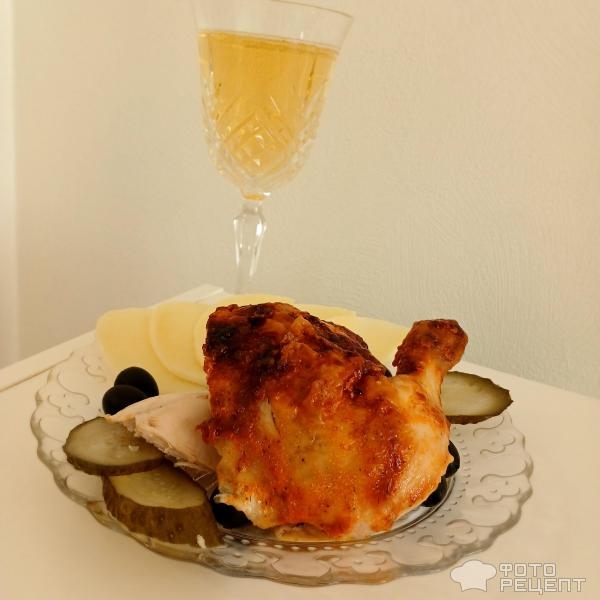 Рецепт: Цыпленок запеченный в сметанном соусе - В томатно-сметанном соусе, с приправой Maggi на второе для курочки Рецепт: Цыпленок запеченный в сметанном соусе - В томатно-сметанном соусе, с приправой Maggi на второе для курочки