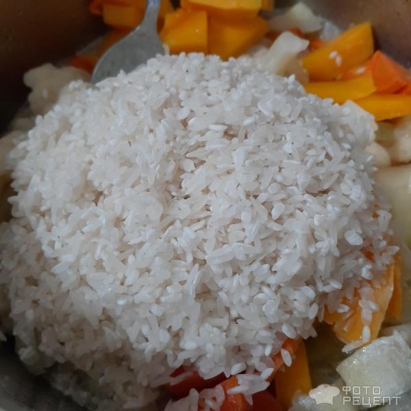 Рецепт: Детский (диетический) рисовый суп "Шесть овощей" - На бульоне из индейки, суп на скорую руку. Рецепт: Детский (диетический) рисовый суп "Шесть овощей" - На бульоне из индейки, суп на скорую руку.