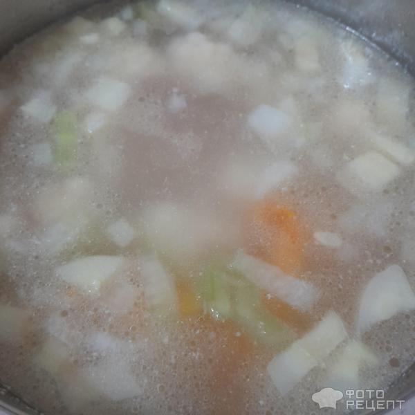 Рецепт: Детский (диетический) рисовый суп "Шесть овощей" - На бульоне из индейки, суп на скорую руку. Рецепт: Детский (диетический) рисовый суп "Шесть овощей" - На бульоне из индейки, суп на скорую руку.