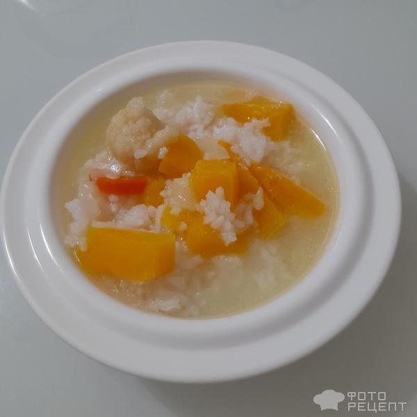 Рецепт: Детский (диетический) рисовый суп "Шесть овощей" - На бульоне из индейки, суп на скорую руку. Рецепт: Детский (диетический) рисовый суп "Шесть овощей" - На бульоне из индейки, суп на скорую руку.