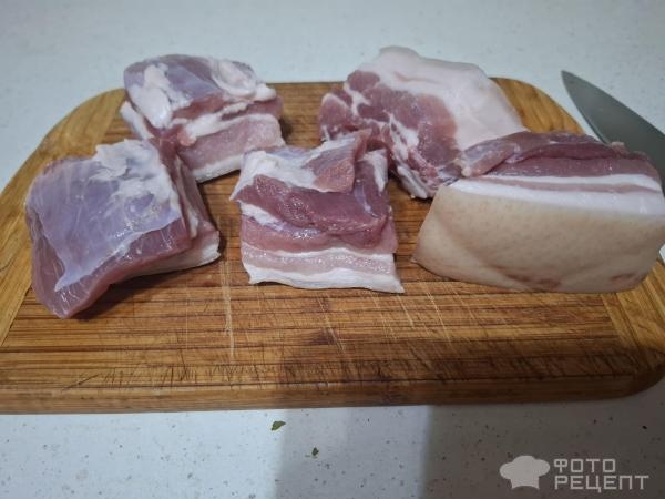 Рецепт: Домашнее соленое сало - Готовлю с любовью.