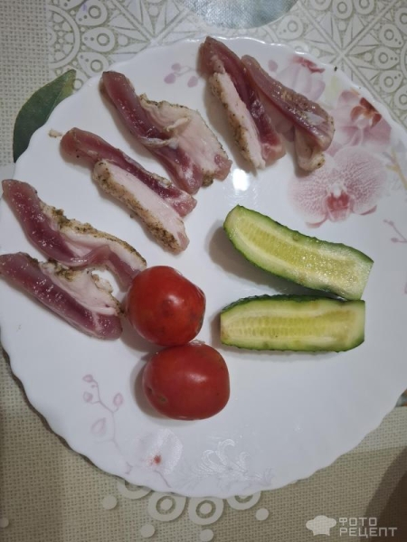 Рецепт: Домашнее соленое сало - Готовлю с любовью.