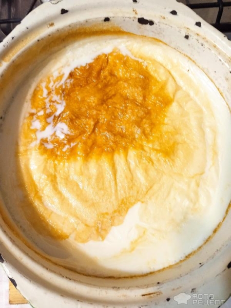 Рецепт: Домашняя ряженка - Всегда получается бесподобно вкусной Рецепт: Домашняя ряженка - Всегда получается бесподобно вкусной