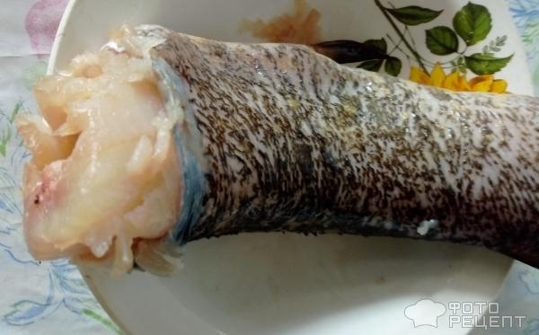 Рецепт: Фаршированная щука - С манной крупой.