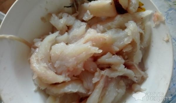 Рецепт: Фаршированная щука - С манной крупой.