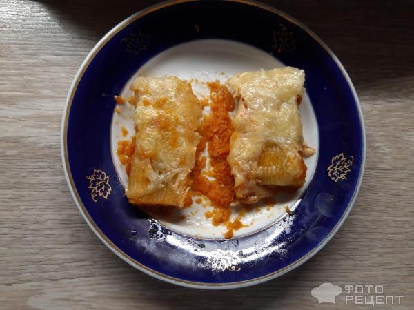 Рецепт: Фаршированные макароны на сковороде - можно готовить в духовке и на сковороде!