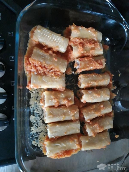 Рецепт: Фаршированные макароны на сковороде - можно готовить в духовке и на сковороде!