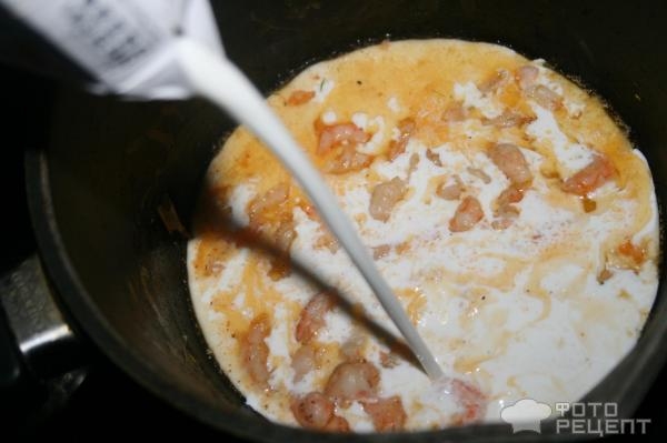 Рецепт: Фаршированный кальмар - По рецепту Константина Ивлева