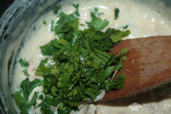 Рецепт: Фаршированный кальмар - По рецепту Константина Ивлева