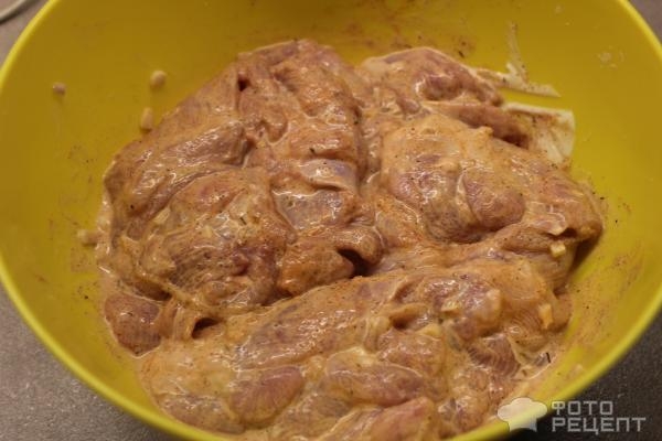 Рецепт: Филе бедра курицы в соусе - в нахлест в духовке Рецепт: Филе бедра курицы в соусе - в нахлест в духовке