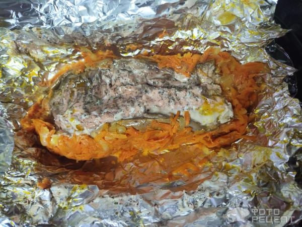 Рецепт: Филе горбуши, запеченное в духовке - Сочное Рецепт: Филе горбуши, запеченное в духовке - Сочное