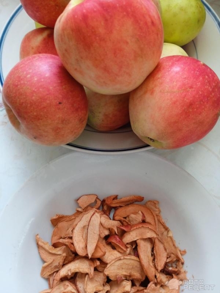 Рецепт: Геркулесовая каша с цукатами в мультиварке - С сушенными яблоками Рецепт: Геркулесовая каша с цукатами в мультиварке - С сушенными яблоками
